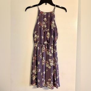 XS Purple Floral Dress